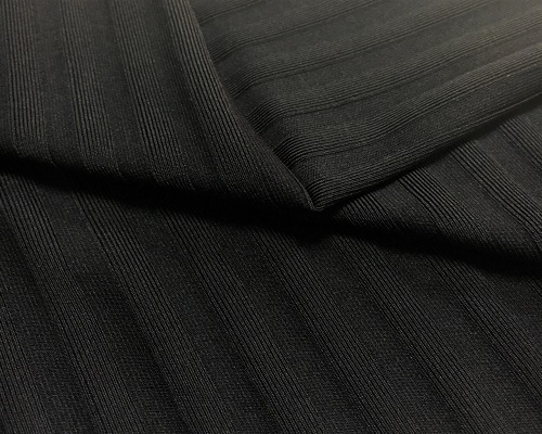 NC-1002  3D stripes soft touch breathable polyester elastane knit fabric