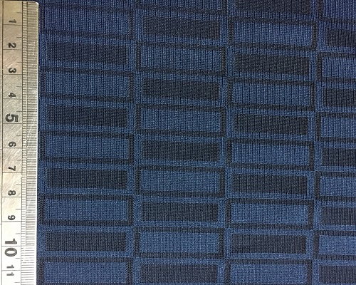 NC-1133  Checkered jacquard polyester spandex fabric