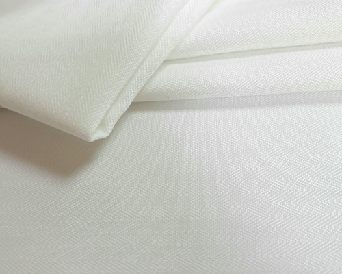 NC-1710  SMARTCEL white bamboo charcoal deodorizing anti allergy bacteriostatic herringbone twill fabric