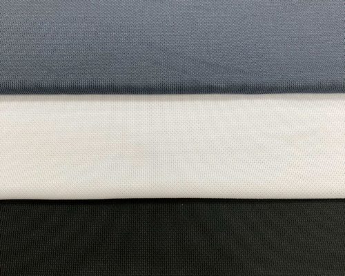 NC-1781  High quality 98.8% polyester 1.2% spandex interlock dobby knit fabric