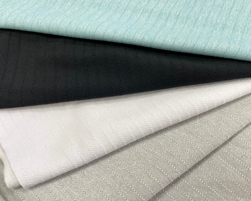 NC-1803  ECO 60% recycled polyester 35%  nylon 5% spandex soft touch anti bacterial deodorizing fabric