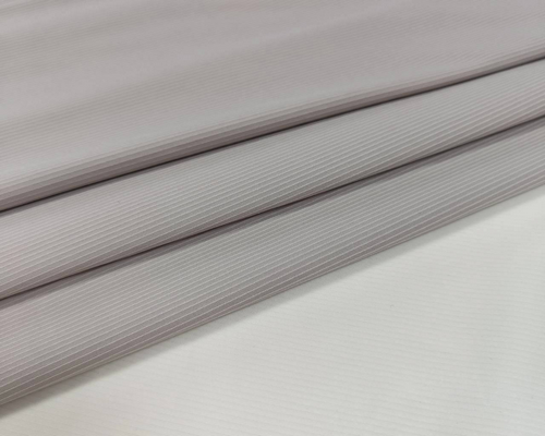 NC-1985  UMORFIL silky soft touch moisturizing anti odor collagen nylon stripe fabric