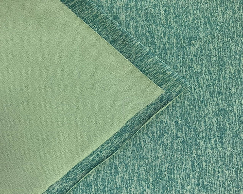 NC-2027 Soft touch melange hot pink polyester spandex jersey knit fabric