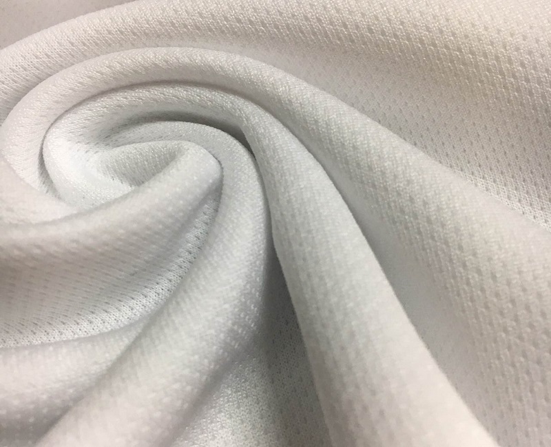 NC-682 Coolmax polyester moisture wicking bird eye pique knit fabric for underwear and sportswear