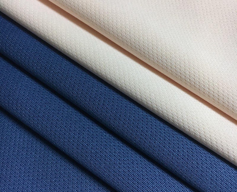NC-682 Coolmax polyester moisture wicking bird eye pique knit fabric for underwear and sportswear