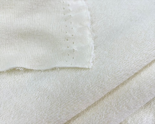 NC-1831  40s cotton polyester soft touch toweling fabric
