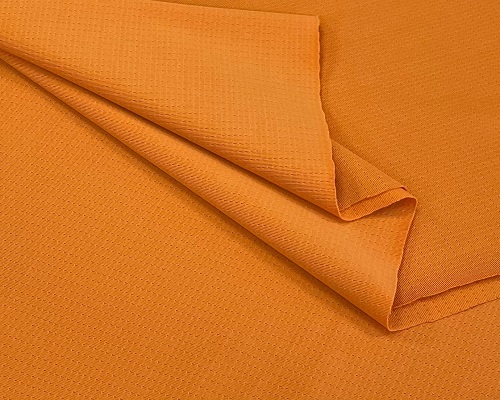 NC-1851  PUFY moisture wicking anti UV polyester spandex mesh pique fabric