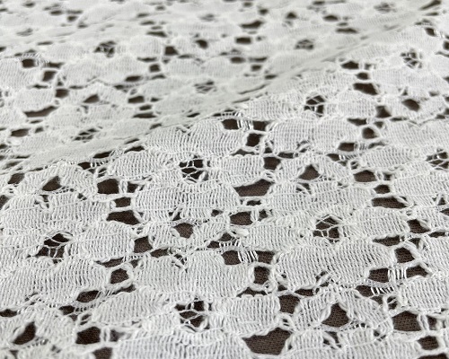 NC-1889  Taiwan high quality slighty shiny delicate floral cotton nylon lace mesh fabric
