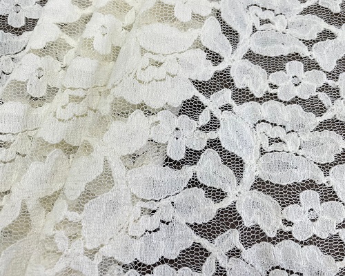 NC-1894 Taiwan classical floral sheer lace cotton nylon mesh fabric