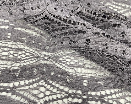 NC-1904 Exotic geometric pattern 100% nylon see through lace fabric