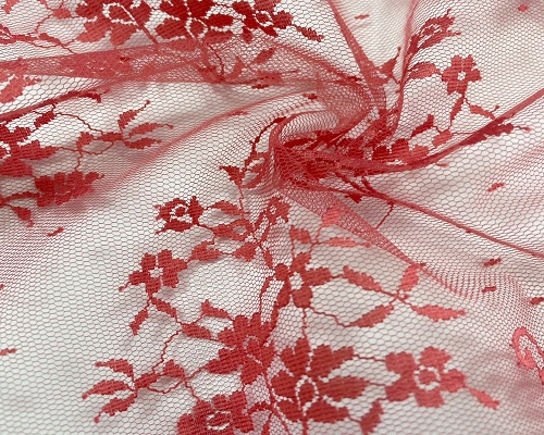 NC-1907 See through floral bouquet pattern 100% nylon lightweight mesh fabric