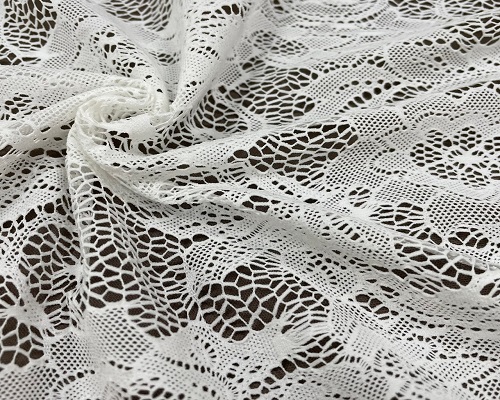 NC-1915 Taiwan quality see through floral lace nylon high elastic spandex mesh fabric