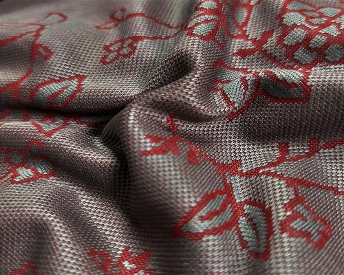NC-1029 Taiwan floral jacquard bamboo charcoal anti odor bacteriostatic elastic knit fabric