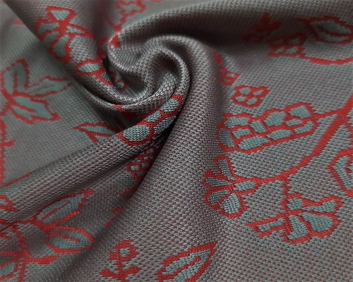 NC-1029 Taiwan floral jacquard bamboo charcoal anti odor bacteriostatic elastic knit fabric