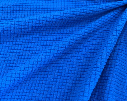 NC-1833  Checker fleece polyester keep warm elastane fabric