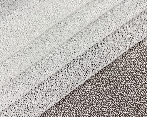 NC-1948 Taiwan lightweight 100% nylon see through lace mesh fabric