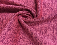 NC-1644 Soft touch melange hot pink polyester spandex jersey knit fabric