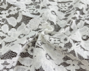 NC-1895  Taiwan fine quality floral design cotton nylon thin transparent lace tricot mesh fabric