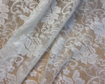 NC-1165  Classical floral jacquard nylon lace fabric