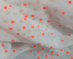 NC-1304-6 Lovely dots pigment print chiffon