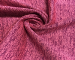 NC-1644 Soft touch melange hot pink polyester spandex jersey knit fabric