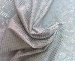 NC-522-89 Diamond laser foil print fabric