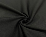 NC-1840  One side brush one side peach skin polyester black spandex fabric