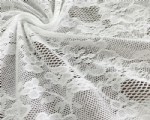 NC-1908 Soft hand feeling elegant florals 100% nylon thin transparent lace mesh fabric