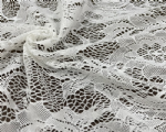 NC-1915 Taiwan quality see through floral lace nylon high elastic spandex mesh fabric