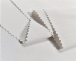 NC-1743  Taiwan 100% white bamboo charcoal bacteriostatic anti odor herringbone pattern woven fabric